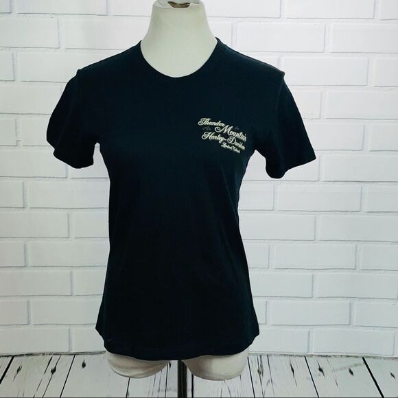 NWT Harley Davidson Black Thunder Mountain Tee - Large - Picture 2 of 15